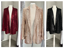 Load image into Gallery viewer, Sequin Blazer
