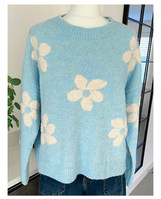 Fleur knit - blue