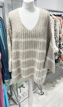 Load image into Gallery viewer, Oversize Breton knit - beige
